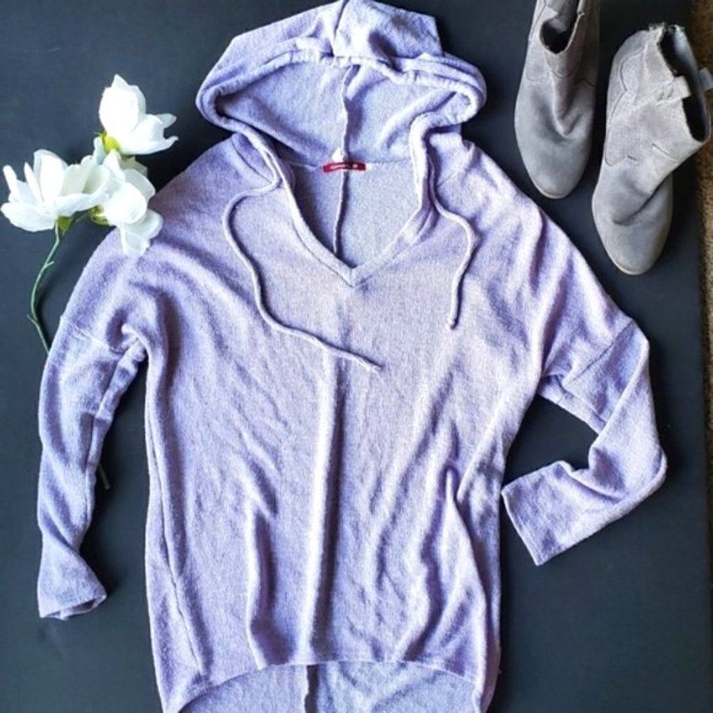 Sevengate purple hooded sweater